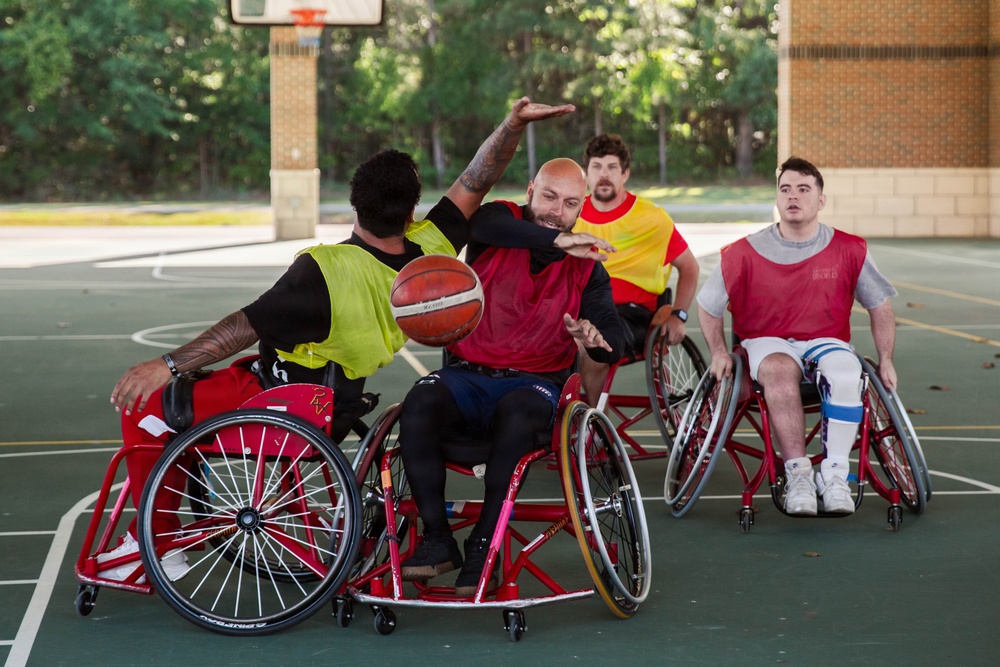 Team Marine Corps Warrior Games Training Camp 2026; Basketball