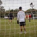 Marines from across the Depot play soccer