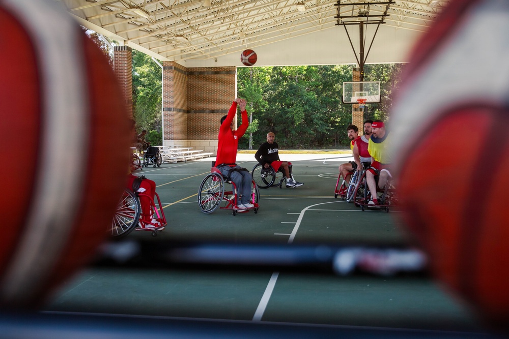 Team Marine Corps Warrior Games Training Camp 2026; Basketball