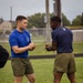 Marines from across the Depot play soccer