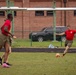 Marines from across the Depot play soccer