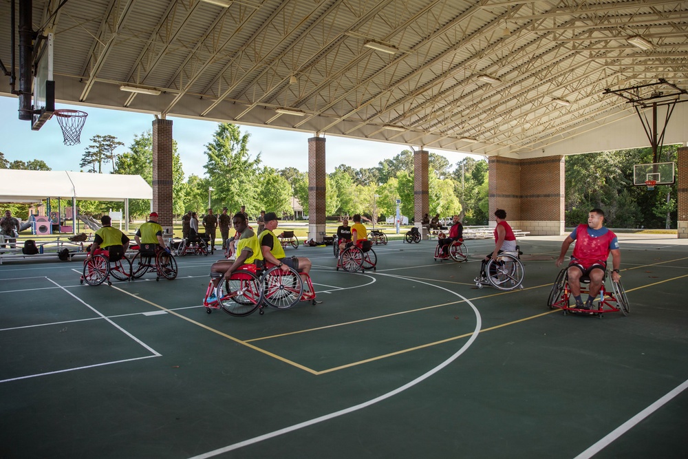 Team Marine Corps Warrior Games Training Camp 2026; Basketball