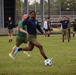 Marines from across the Depot play soccer