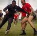 Marines from across the Depot play soccer