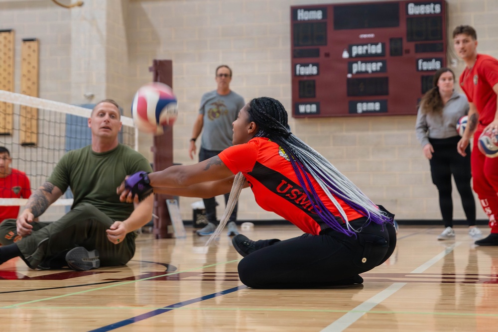 Team Marine Corps Warrior Games Training Camp 2026; Volleyball