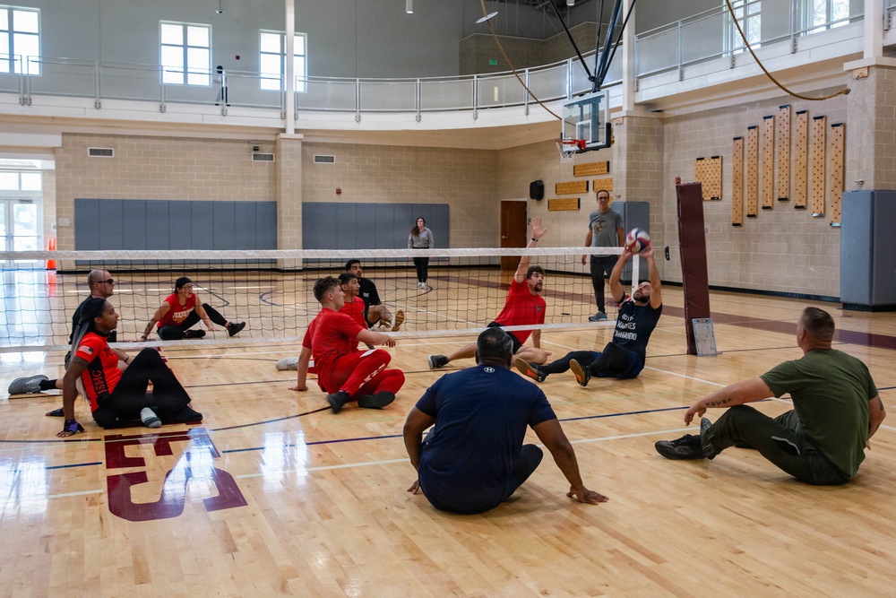 Team Marine Corps Warrior Games Training Camp 2026; Volleyball
