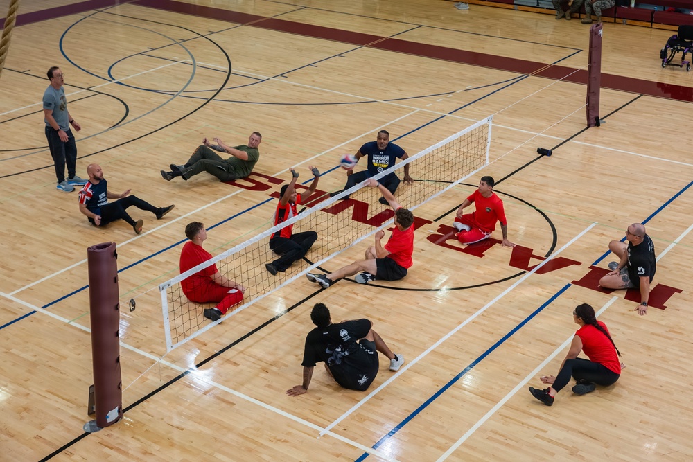 Team Marine Corps Warrior Games Training Camp 2026; Volleyball