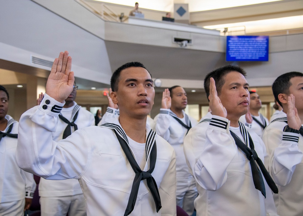 Recruit Training Command Naturalization Ceremony