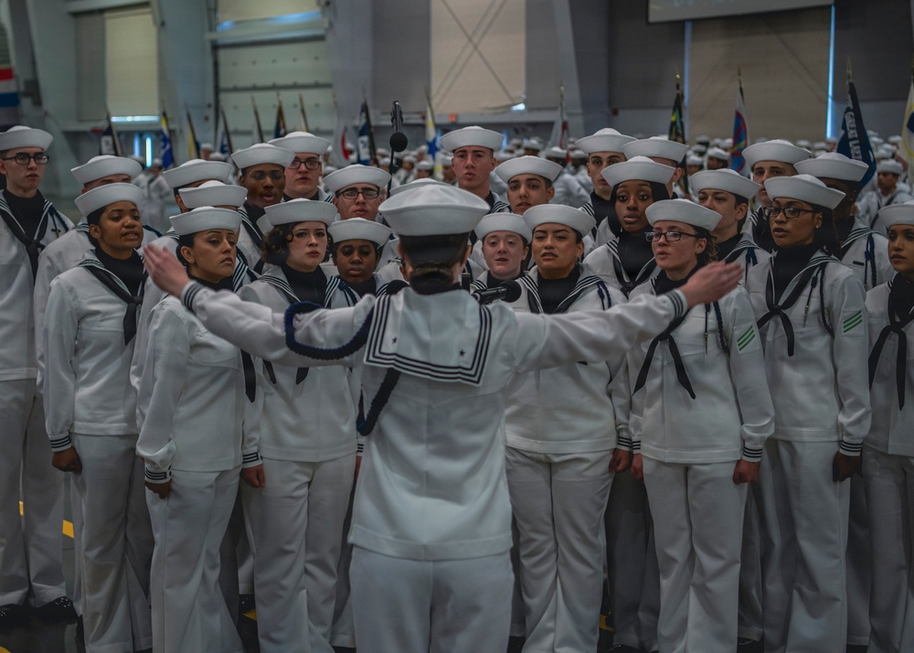 Recruit Training Command Pass in Review