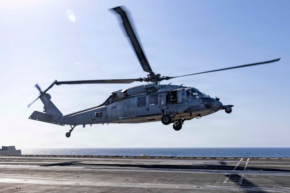 USS Abraham Lincoln Conducts Flight Operations