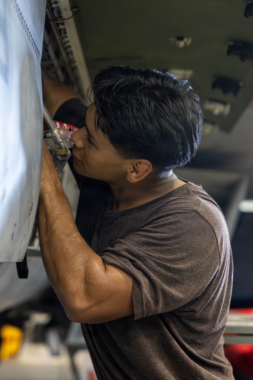 USS Abraham Lincoln Conducts Maintenance