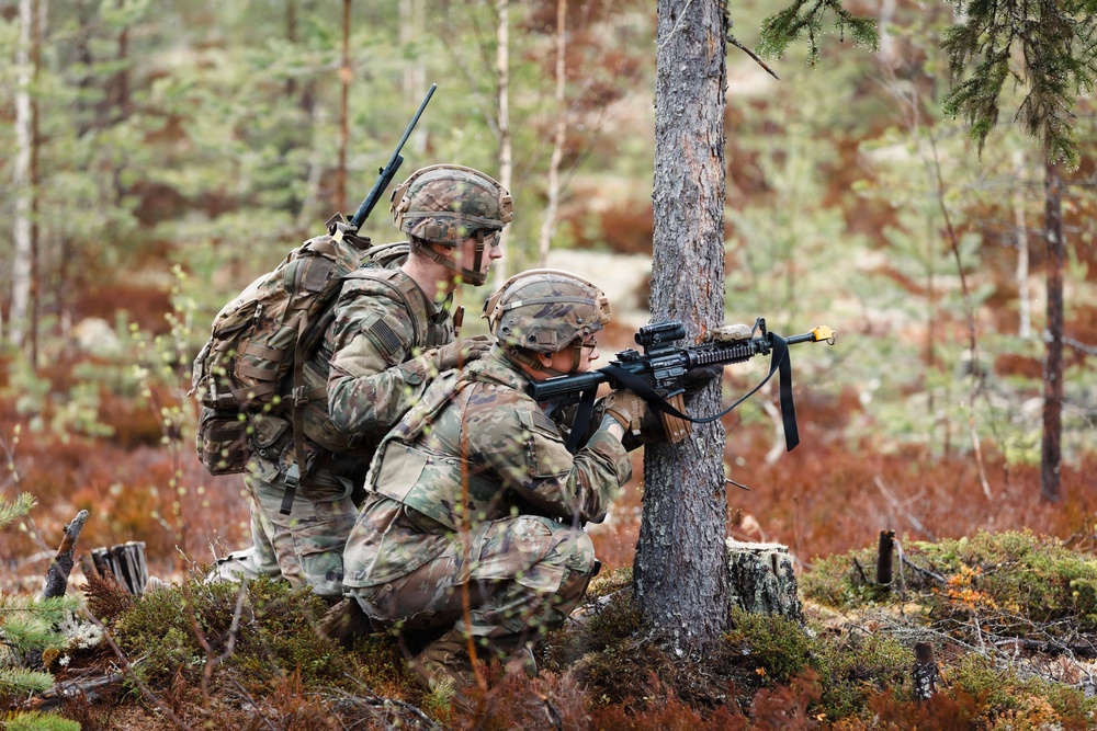 4-70 AR conducts STX lanes during Saber Strike in Finland