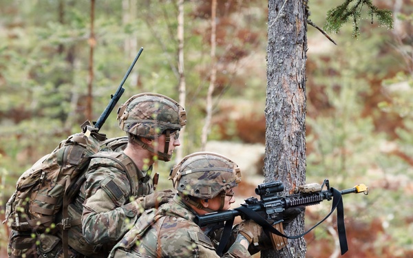 4-70 AR conducts STX lanes during Saber Strike in Finland