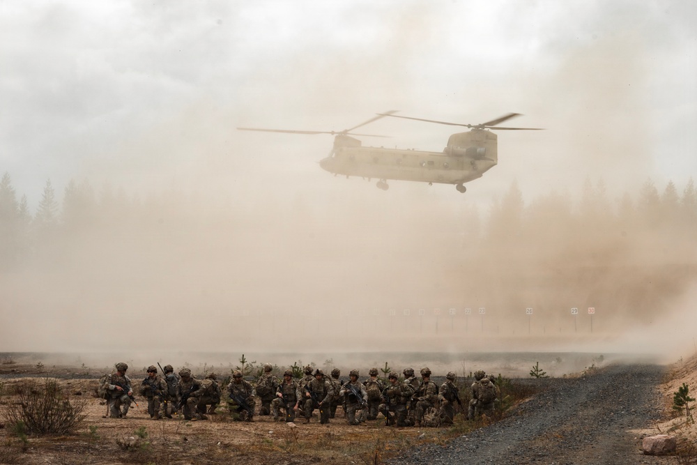 4-70 AR conducts STX lanes during Saber Strike in Finland