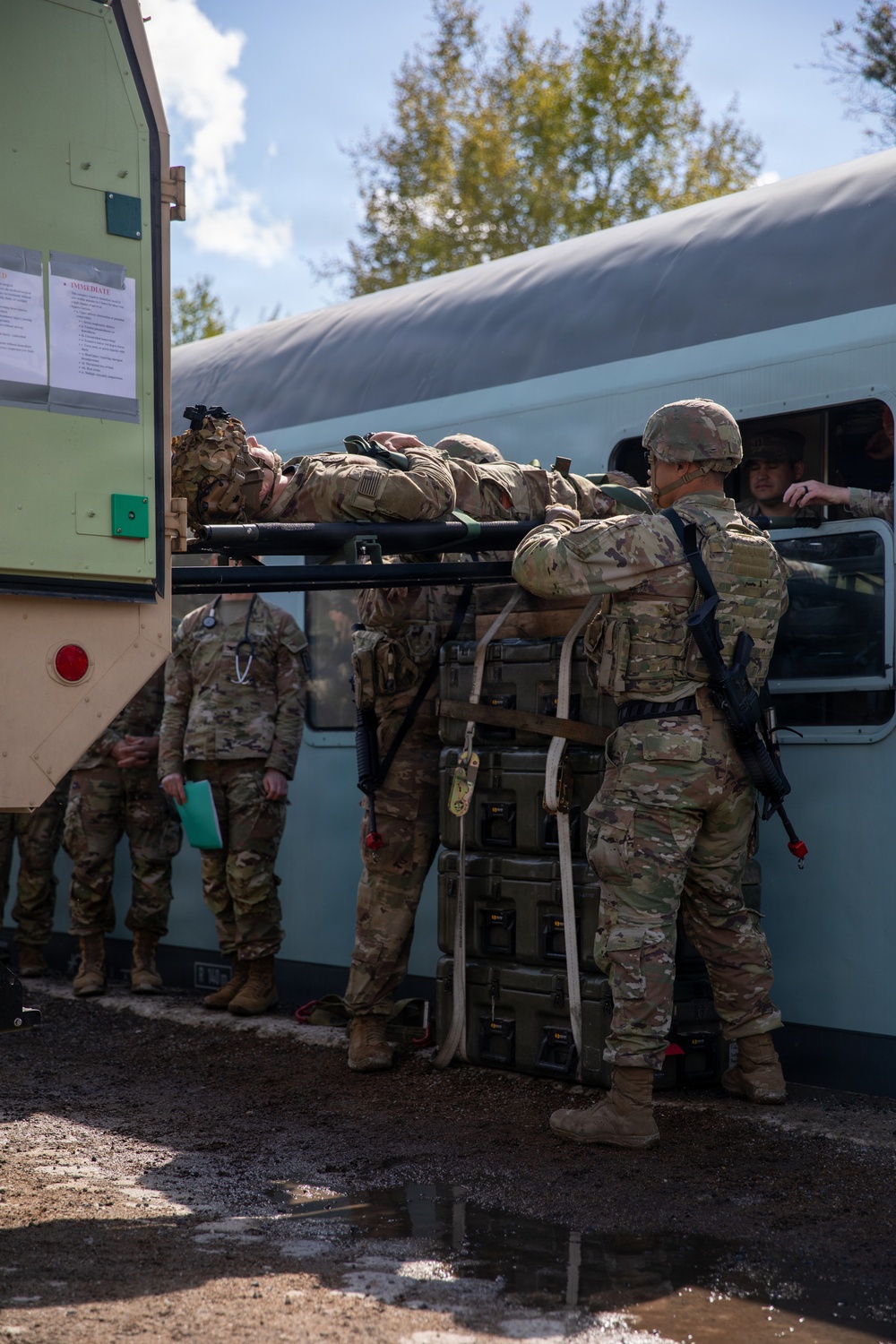 Sword 2026 Causality Medevac Staging Area
