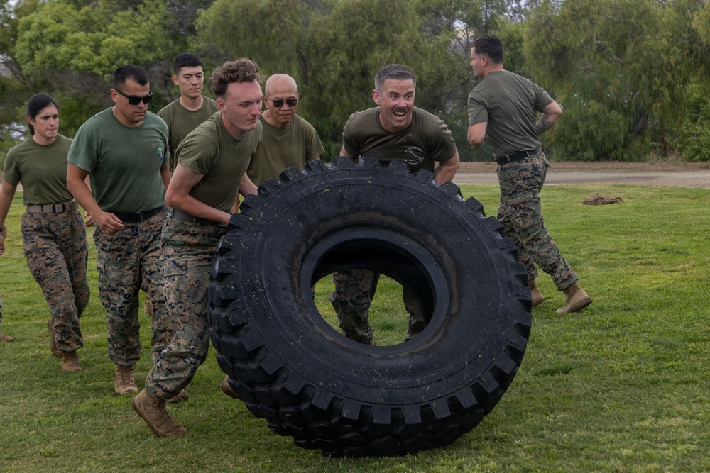 CLR-1 participates in I MEF Tomahawk Total Fitness Challenge