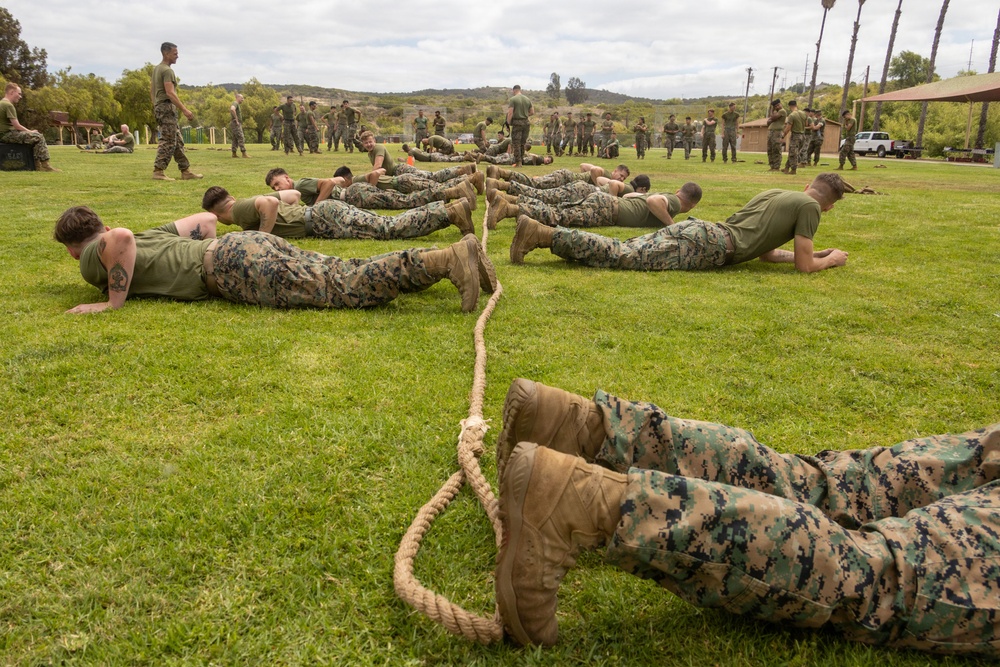 CLR-1 participates in I MEF Tomahawk Total Fitness Challenge