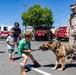 USMC K9 handlers give a demo at the Help Yourself, Help Your Neighbor event