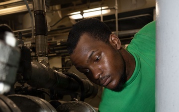 USS George H.W. Bush Conducts Maintenance