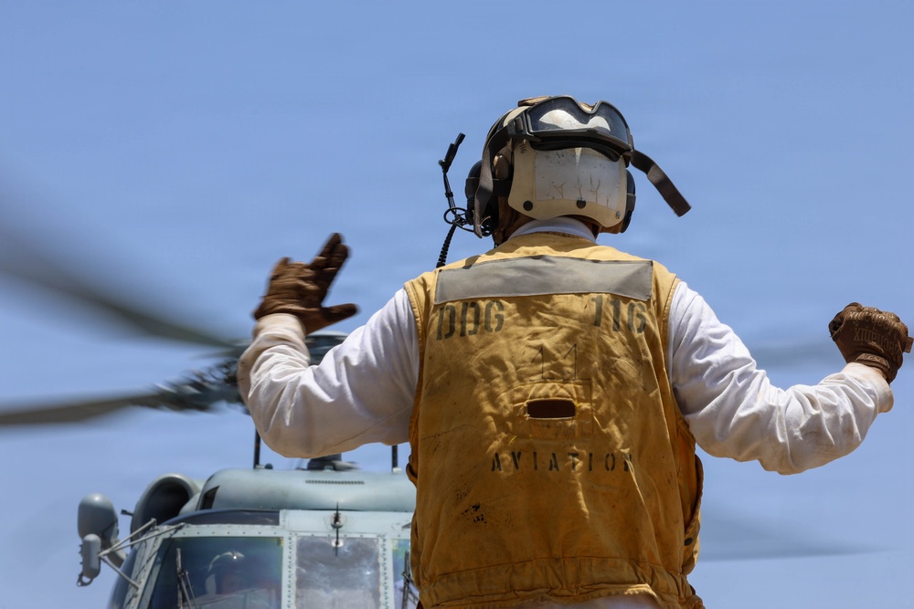 USS Thomas Hudner (DDG 116) Conducts Daily Operations