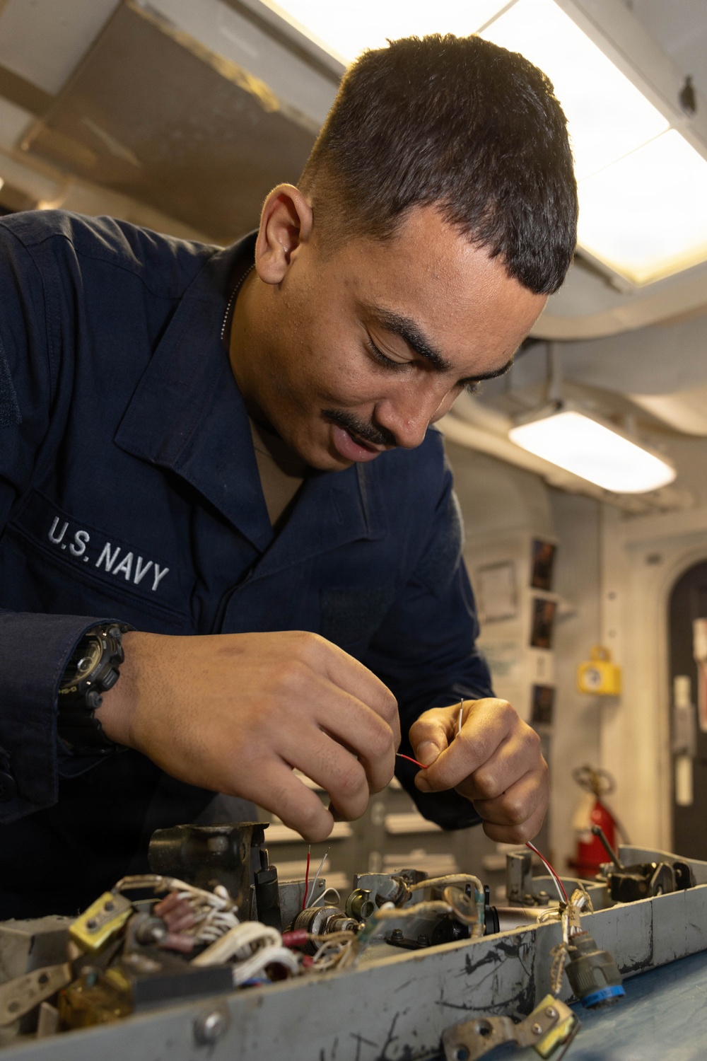 USS George H.W. Bush Conducts Maintenance