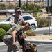 USMC K9 handlers give a demo at the Help Yourself, Help Your Neighbor event