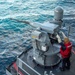 USS ESSEX conducts MK 38 gunshoot