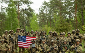 U.S. Soldiers from 1st Squadron, 2d Cavalry Regiment conduct dry run for Saber Strike live fire exercise
