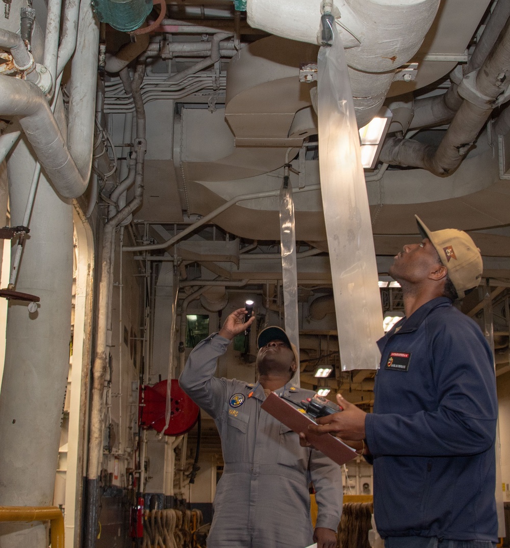 USS Essex conducts inspection with the Board of Inspection and Survey (INSURV)