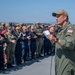 USS Essex all hands call with the triad