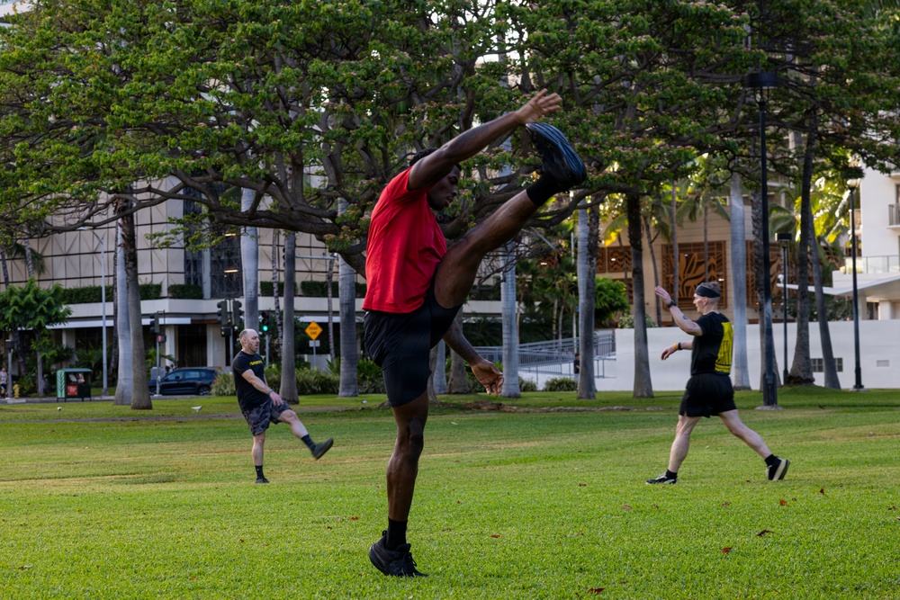 LANPAC 2026: Senior Enlisted Leadership Forum physical readiness training