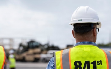 Active-duty logistics units with presence at Fort Buchanan enable strategic military equipment movement anytime, anywhere