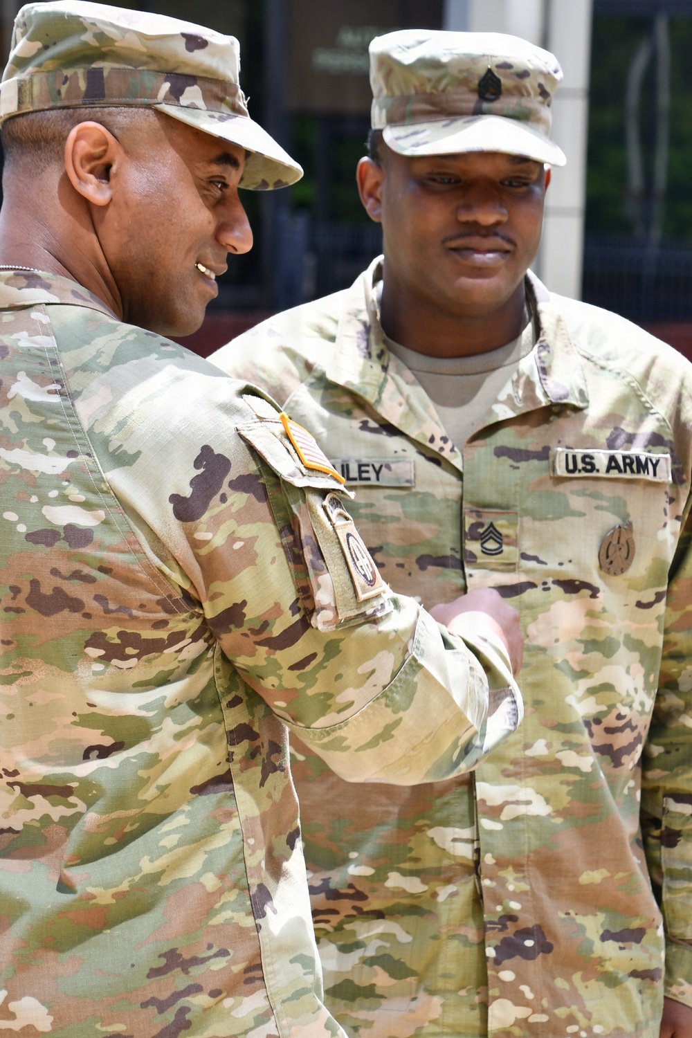 Jerome Bailey Promoted to Sergeant First Class in Richmond Ceremony