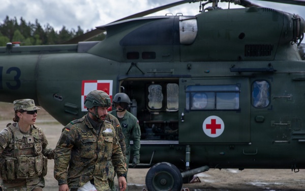 Sword 2026 Causality Medevac Staging Area