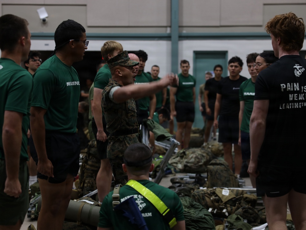 Marine Officer Candidates Train for OCS in Fort Worth