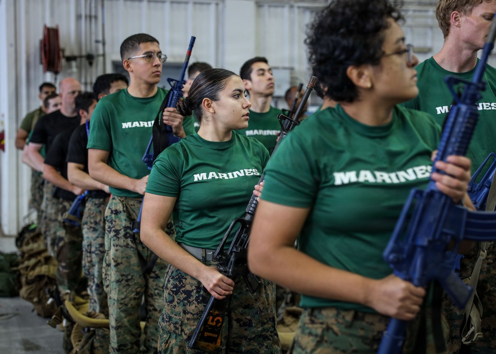 Marine Officer Candidates Train for OCS in Fort Worth