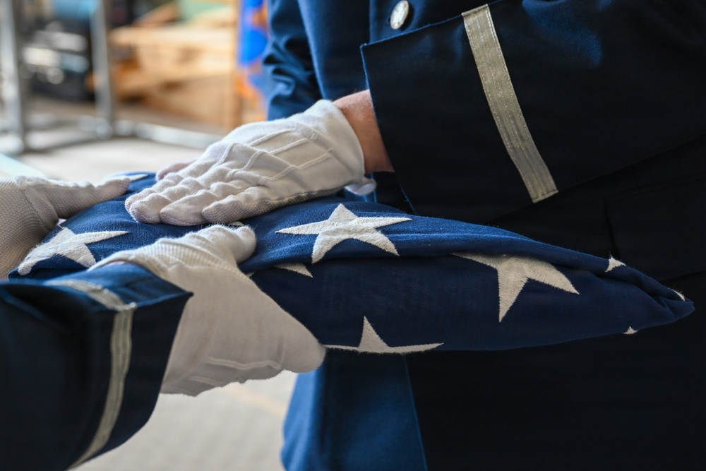 Ellsworth Air Force Base Honor Guard Flag Folding