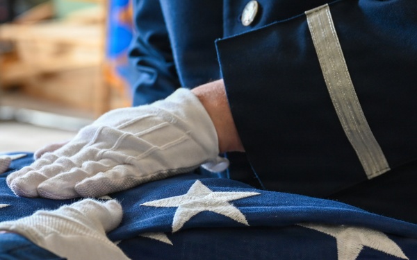 Ellsworth Air Force Base Honor Guard Flag Folding