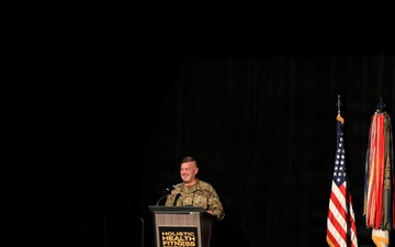 Major General Charles G. Kemper gives an update on the Army National Guard at the 2026 H2F Symposium