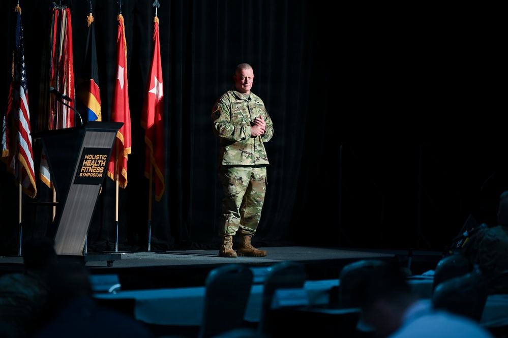 Lt. Gen. Robert Harter gives an update on the Army National Guard at the 2026 H2F Symposium