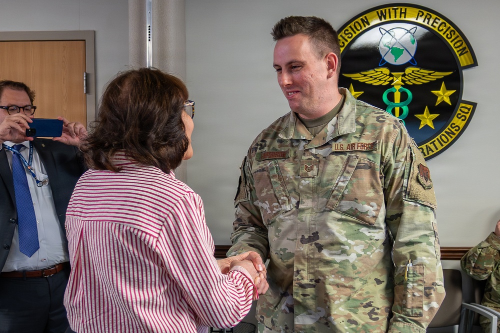 Jacklyn Rosen, U.S. Senator of Nevada, visits Nellis AFB