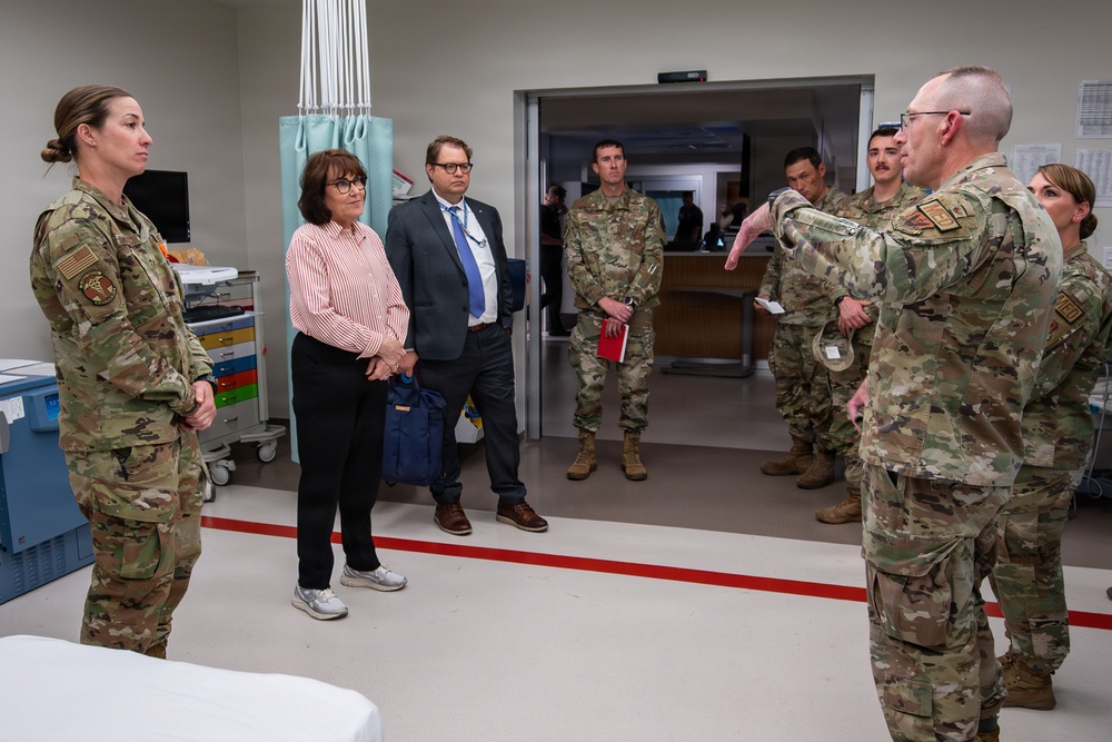 Jacklyn Rosen, U.S. Senator of Nevada, visits Nellis AFB