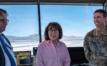 Jacklyn Rosen, U.S. Senator of Nevada, visits Nellis AFB