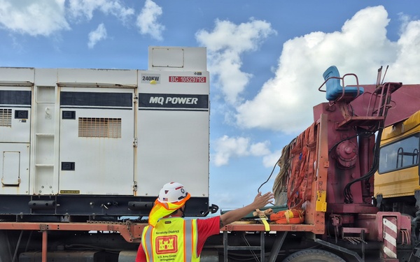 Powering Saipan, Tinian and Rota: USACE Installs 100th Emergency Generator