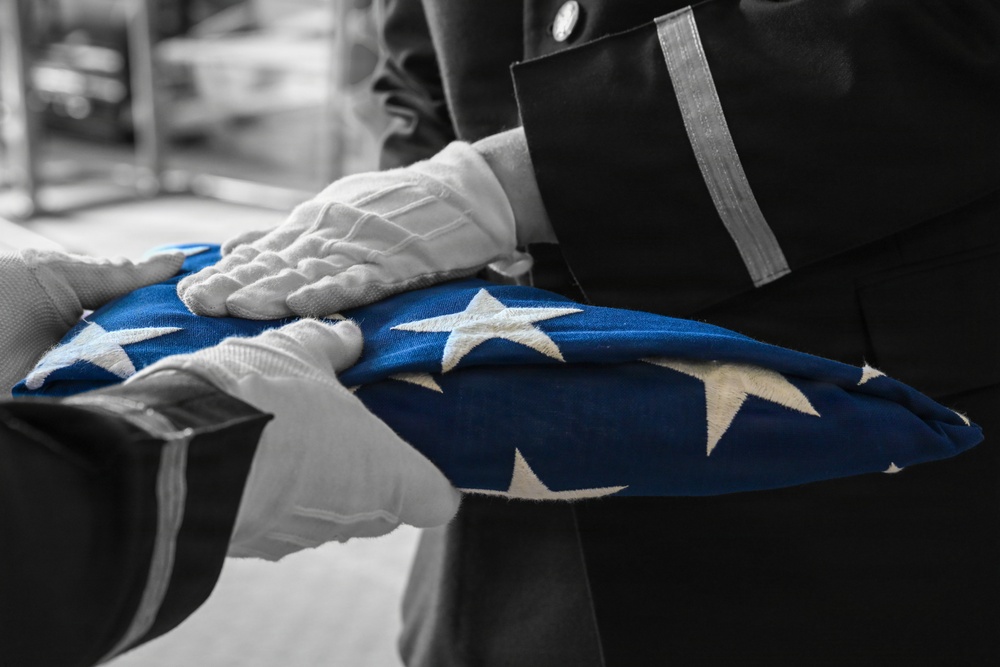 Ellsworth Air Force Base Honor Guard Flag Folding