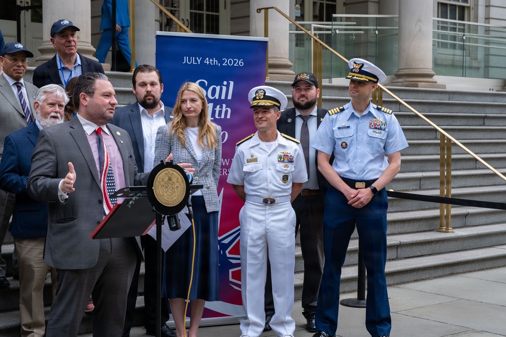 New York City officials sign proclamation supporting Sail4th America’s 250th celebration