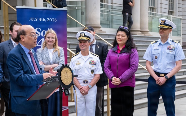 New York City officials sign proclamation supporting Sail4th America’s 250th celebration