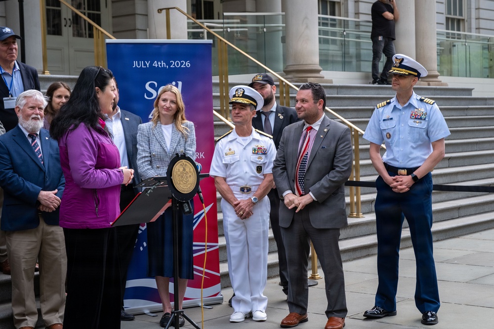New York City officials sign proclamation supporting Sail4th America’s 250th celebration