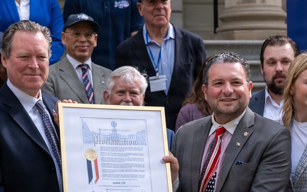 New York City officials sign proclamation supporting Sail4th America’s 250th celebration