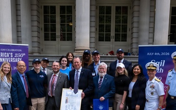 New York City officials sign proclamation supporting Sail4th America’s 250th celebration